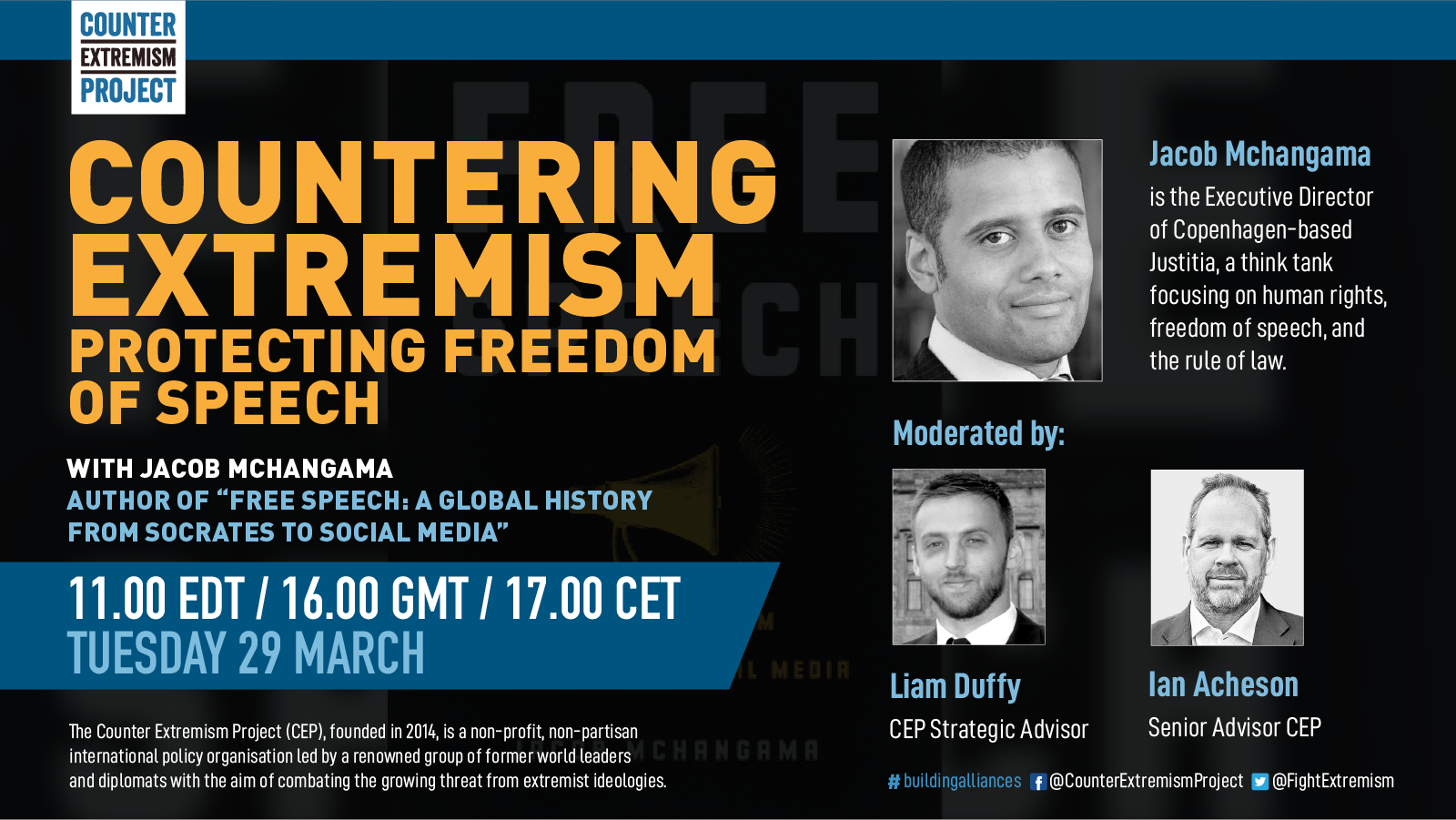 CEP Webinar Countering Extremism While Protecting Freedom Of Speech